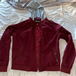Red/maroon jacket